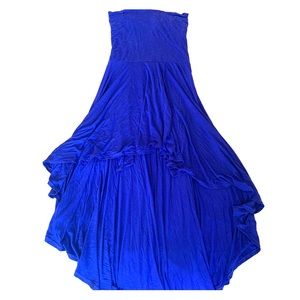 Royal Blue High Low Dress